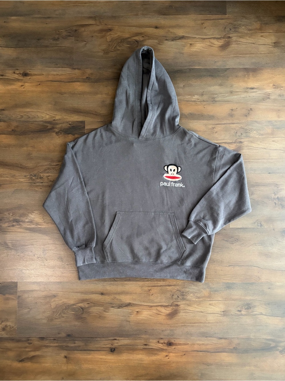 Paul Frank Gray Logo Hoodie
